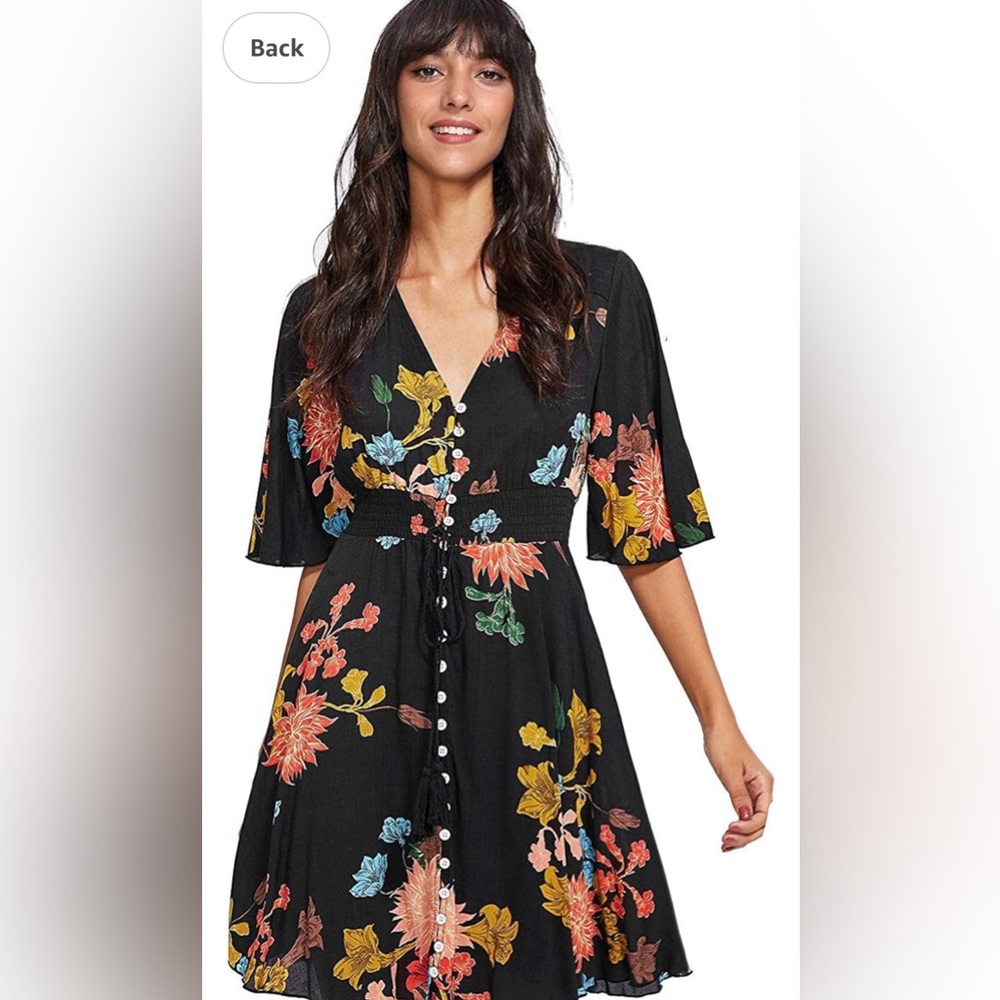 Boho Women’s Floral Dress